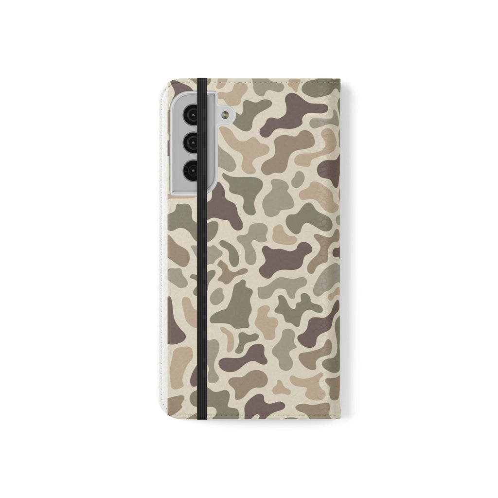 Duck Camouflage Flip Phone Case — Wallet Flip Case with Card Slots