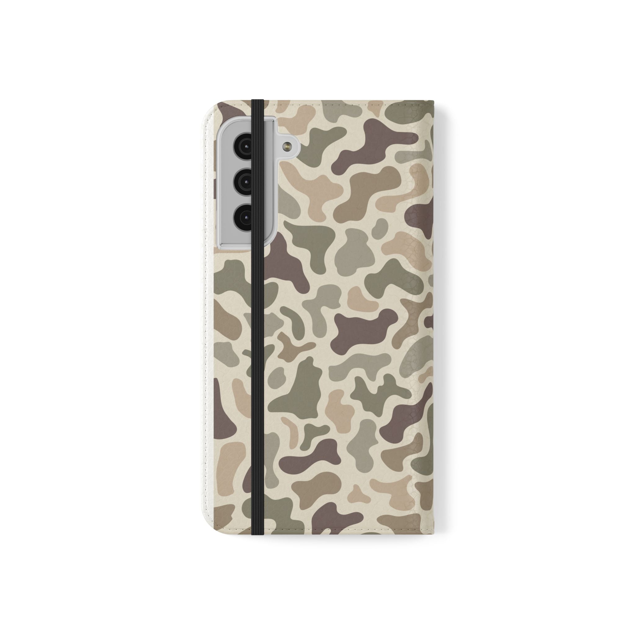 Duck Camouflage Flip Phone Case — Wallet Flip Case with Card Slots