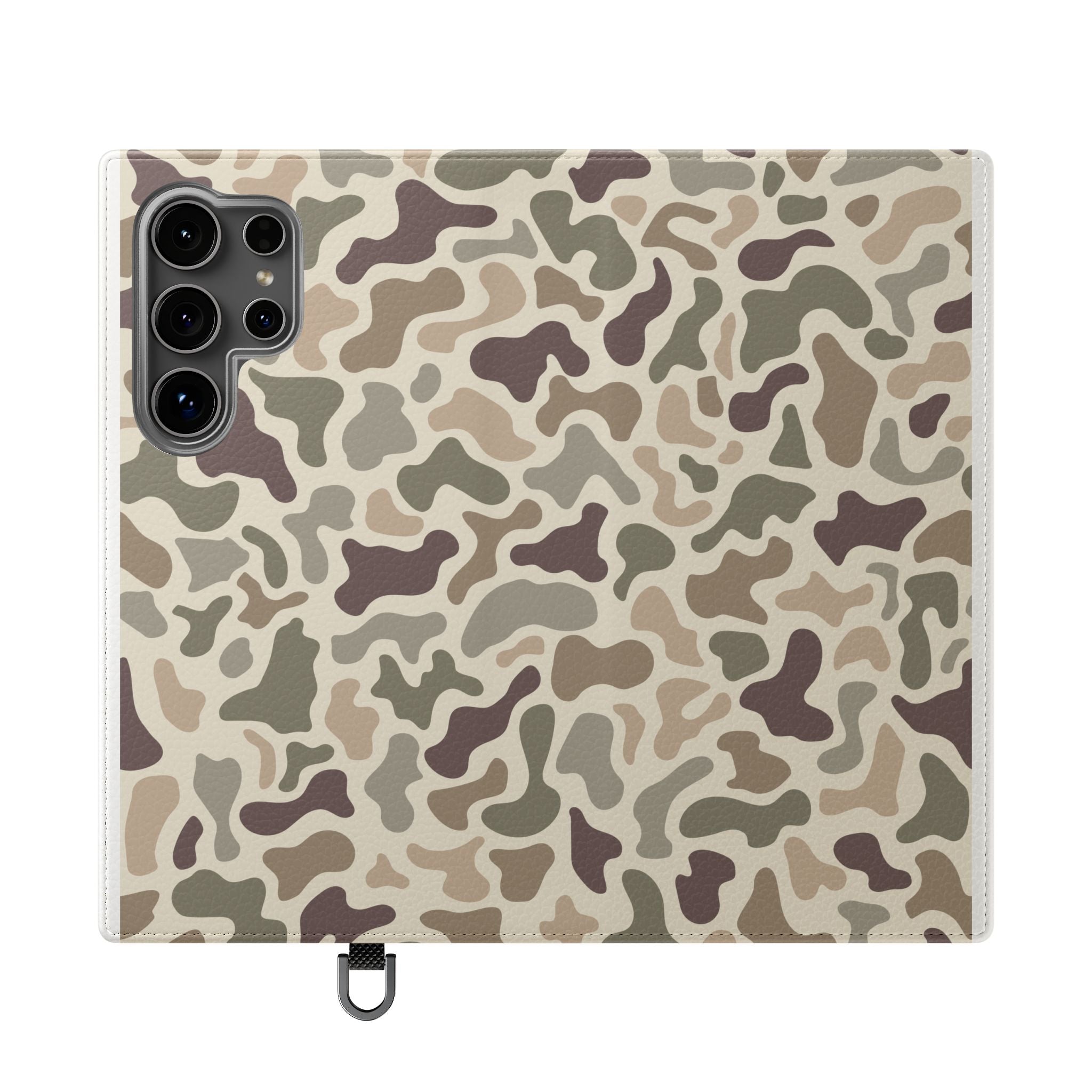 Duck Camouflage Flip Phone Case — Wallet Flip Case with Card Slots