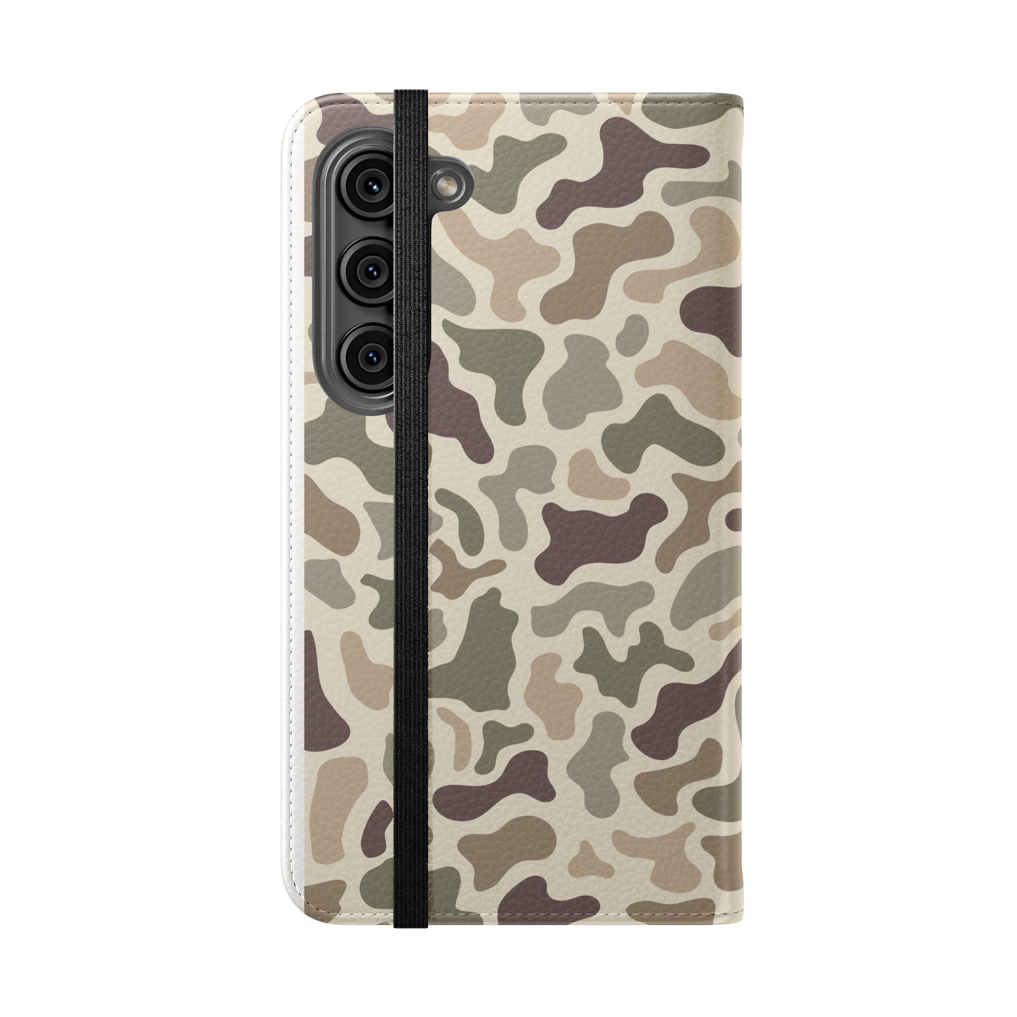 Duck Camouflage Flip Phone Case — Wallet Flip Case with Card Slots