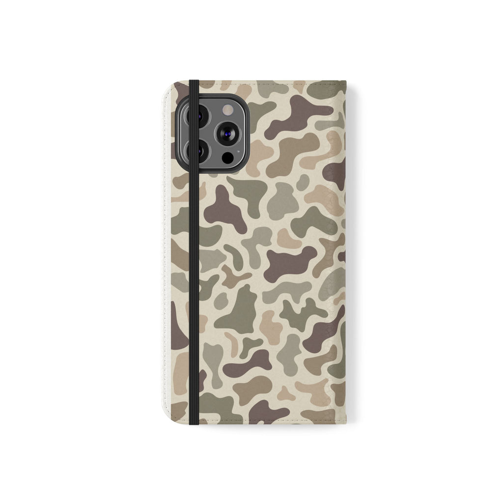 Duck Camouflage Flip Phone Case — Wallet Flip Case with Card Slots