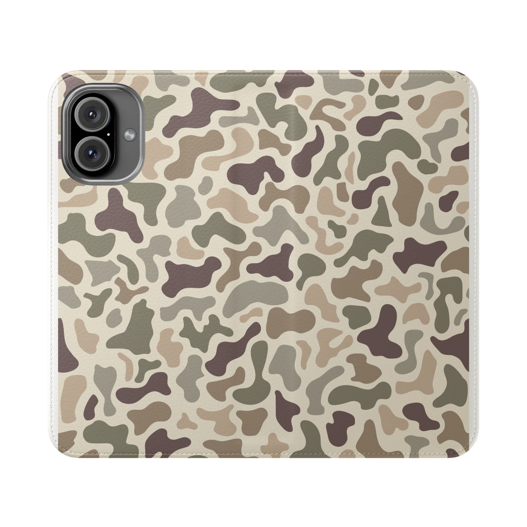 Duck Camouflage Flip Phone Case — Wallet Flip Case with Card Slots
