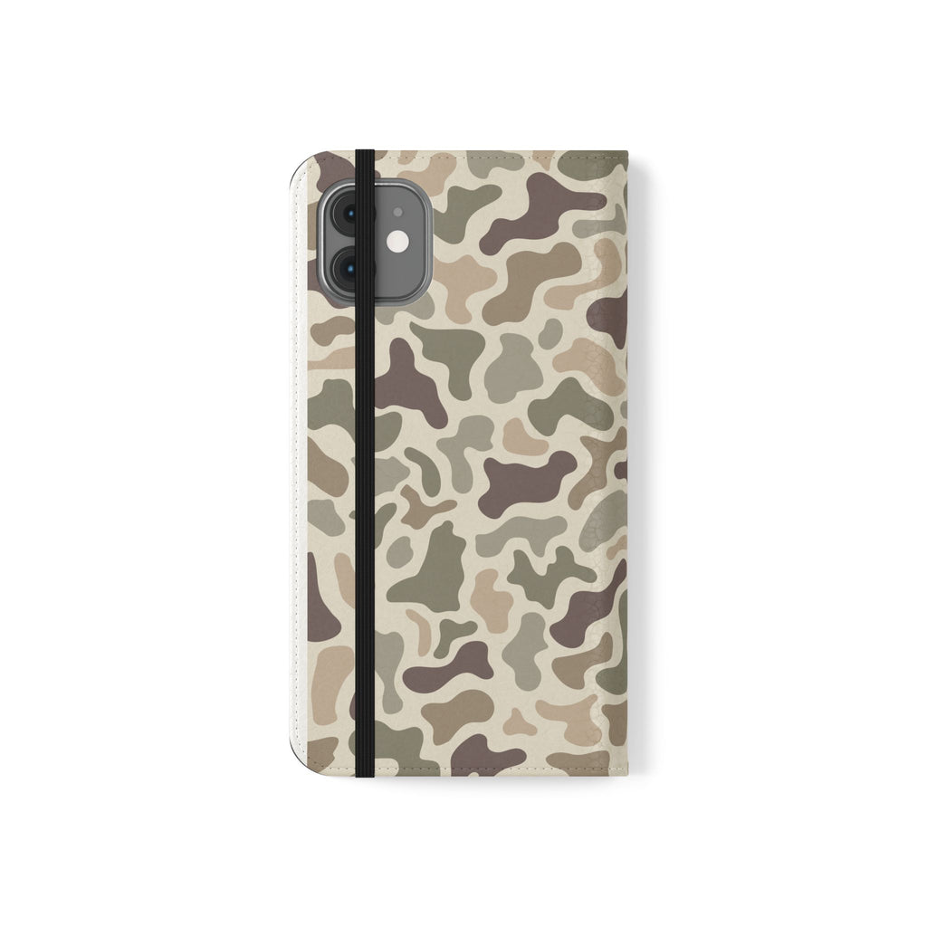 Duck Camouflage Flip Phone Case — Wallet Flip Case with Card Slots