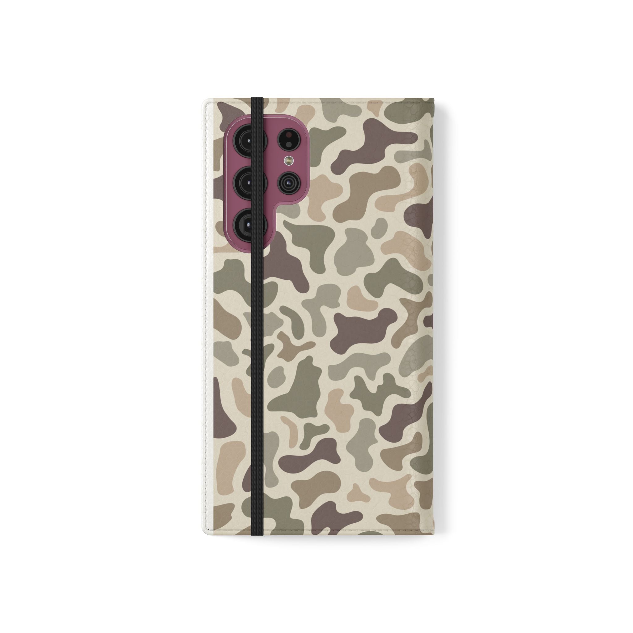 Duck Camouflage Flip Phone Case — Wallet Flip Case with Card Slots