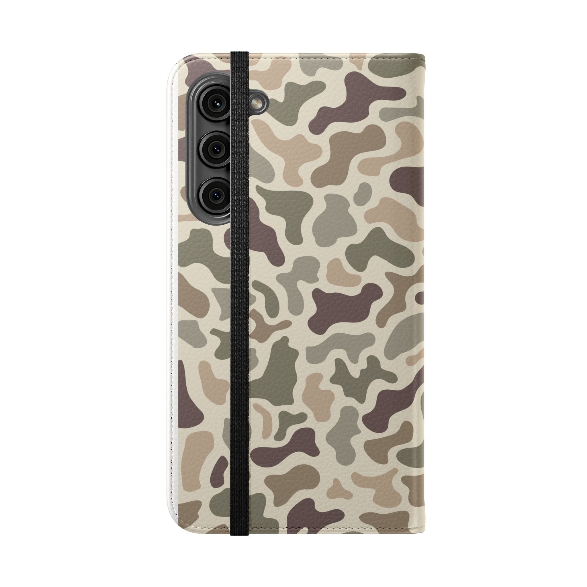 Duck Camouflage Flip Phone Case — Wallet Flip Case with Card Slots