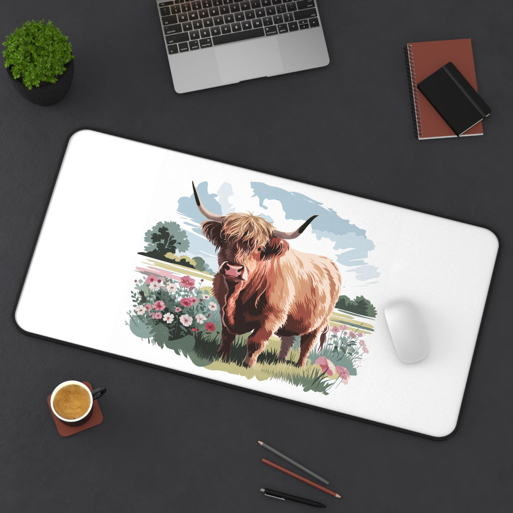Highland Cow Desk Mat