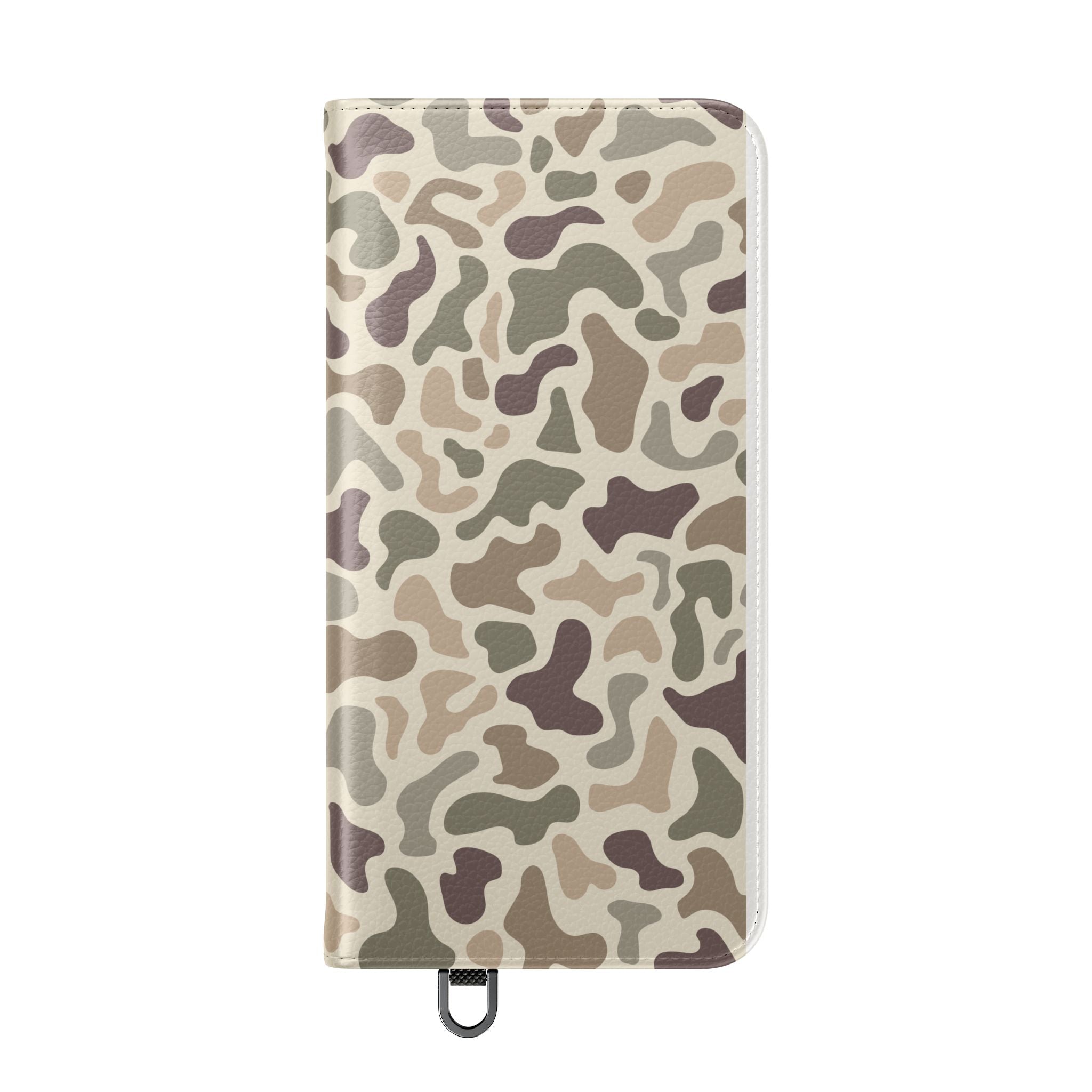 Duck Camouflage Flip Phone Case — Wallet Flip Case with Card Slots