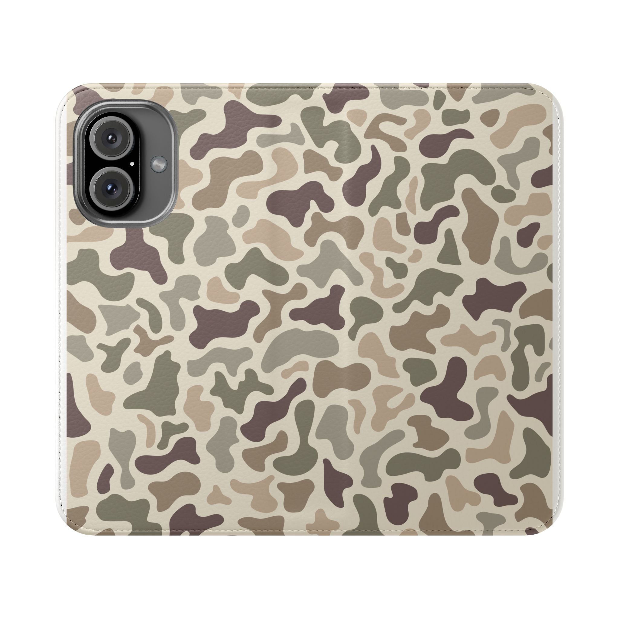 Duck Camouflage Flip Phone Case — Wallet Flip Case with Card Slots