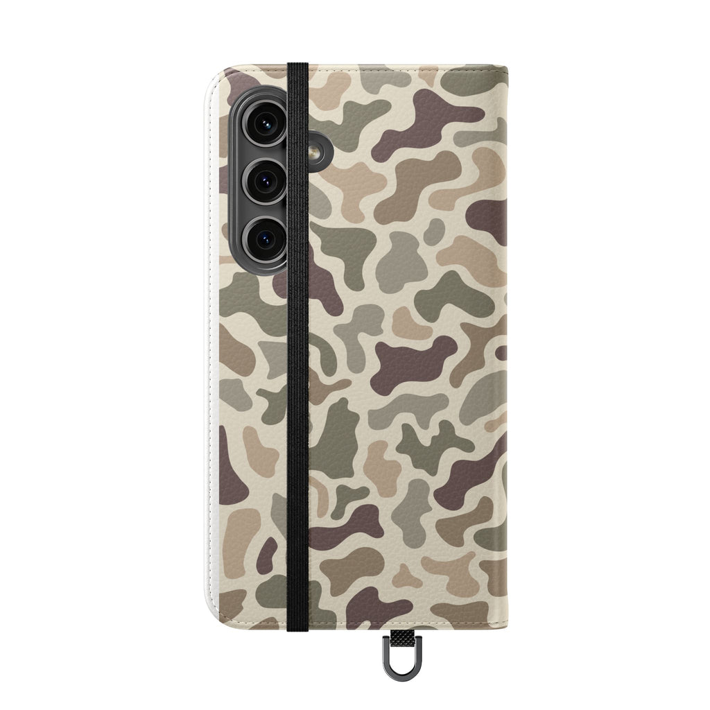 Duck Camouflage Flip Phone Case — Wallet Flip Case with Card Slots