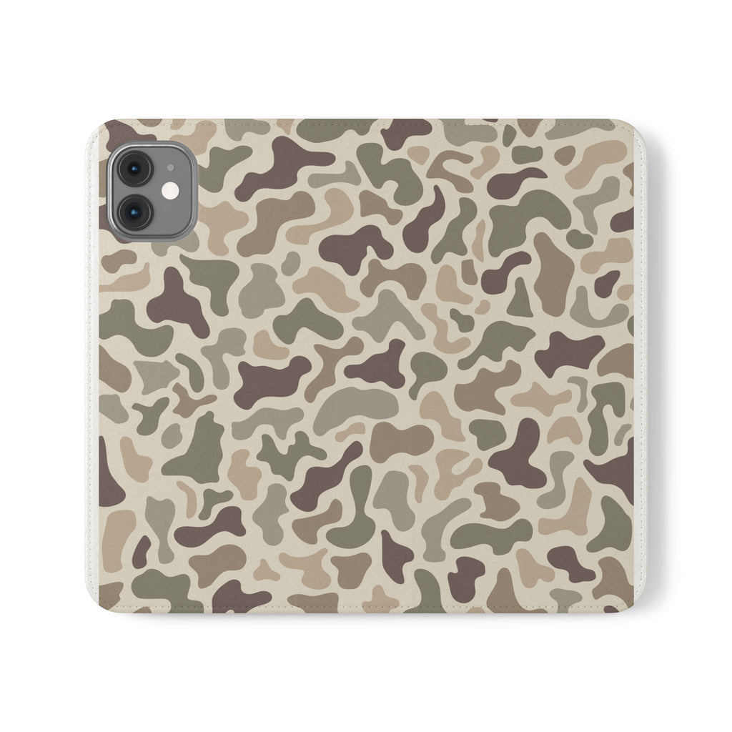 Duck Camouflage Flip Phone Case — Wallet Flip Case with Card Slots