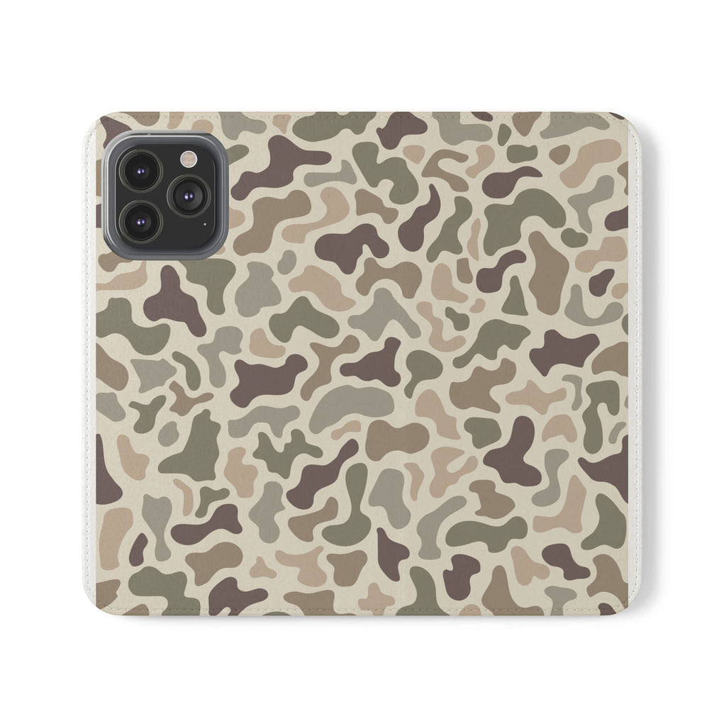 Duck Camouflage Flip Phone Case — Wallet Flip Case with Card Slots