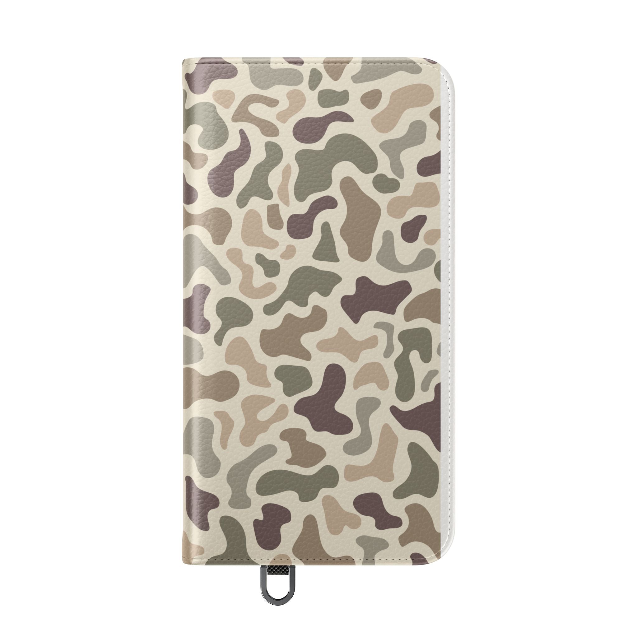 Duck Camouflage Flip Phone Case — Wallet Flip Case with Card Slots