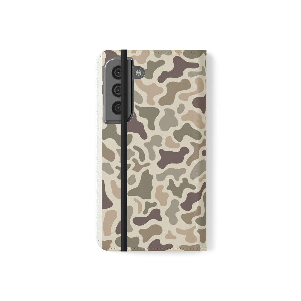 Duck Camouflage Flip Phone Case — Wallet Flip Case with Card Slots