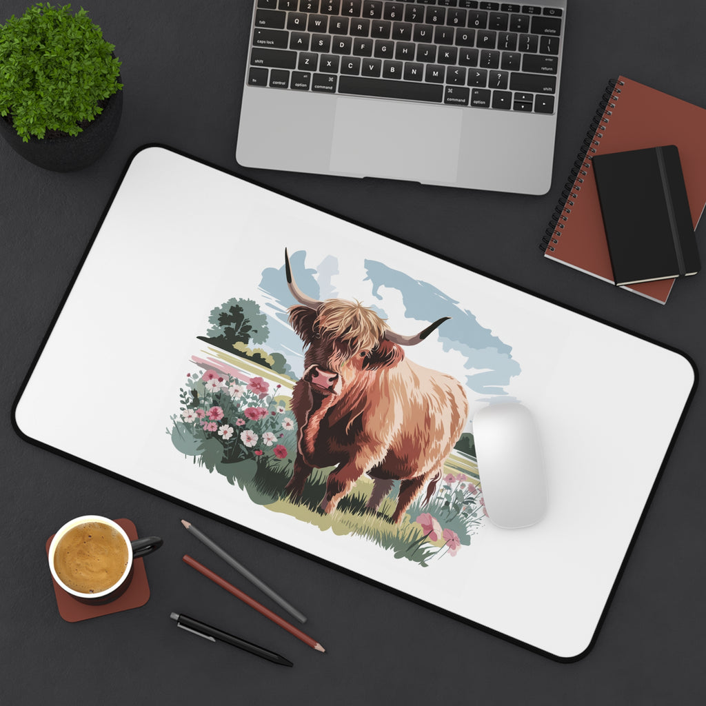 Highland Cow Desk Mat