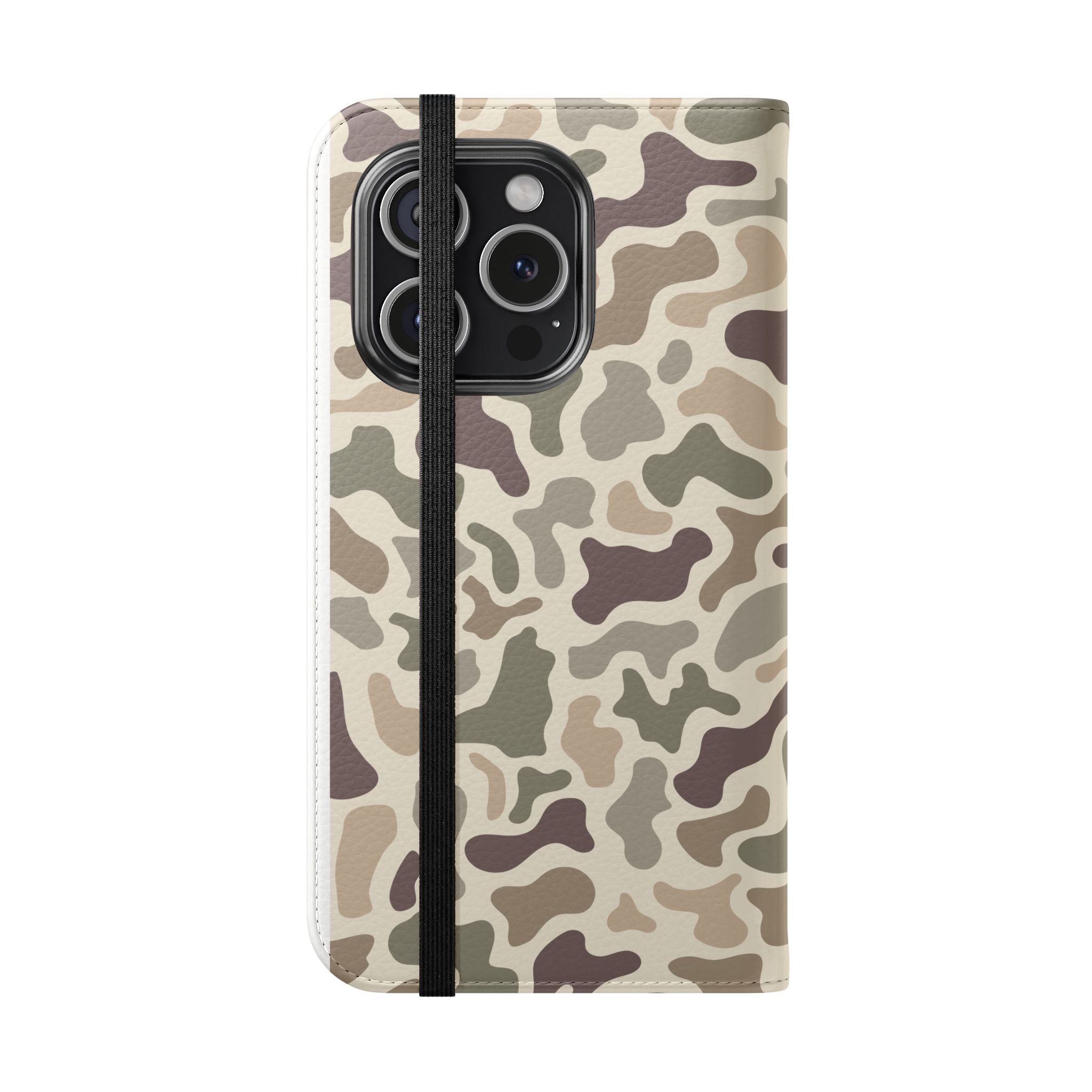 Duck Camouflage Flip Phone Case — Wallet Flip Case with Card Slots