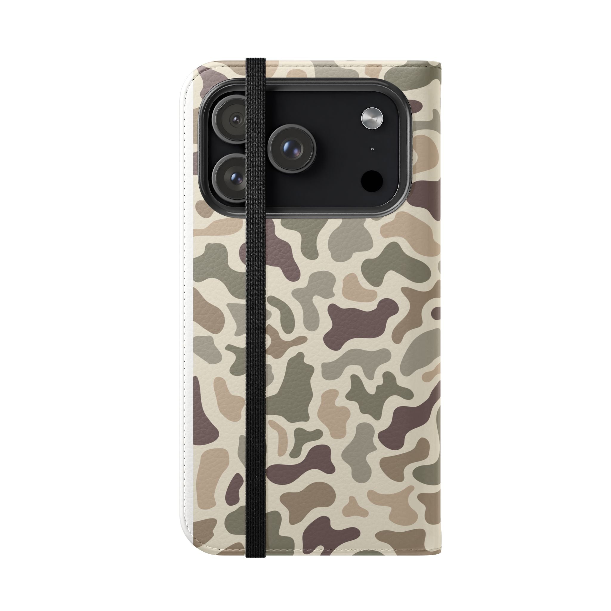 Duck Camouflage Flip Phone Case — Wallet Flip Case with Card Slots