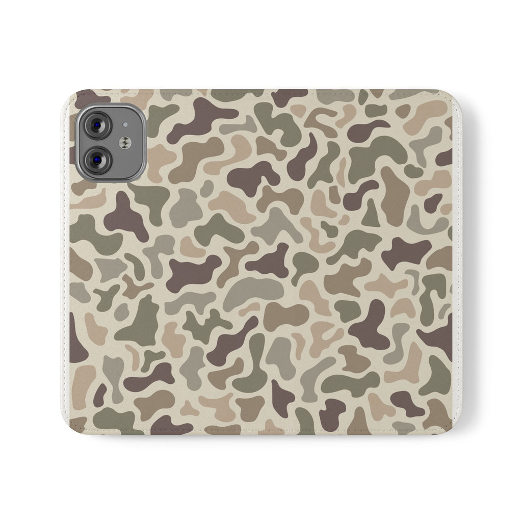 Duck Camouflage Flip Phone Case — Wallet Flip Case with Card Slots