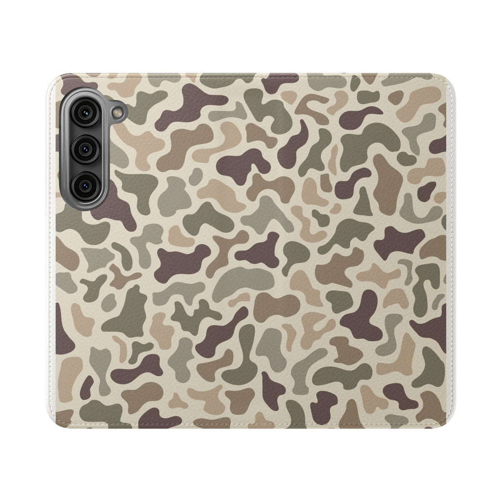 Duck Camouflage Flip Phone Case — Wallet Flip Case with Card Slots