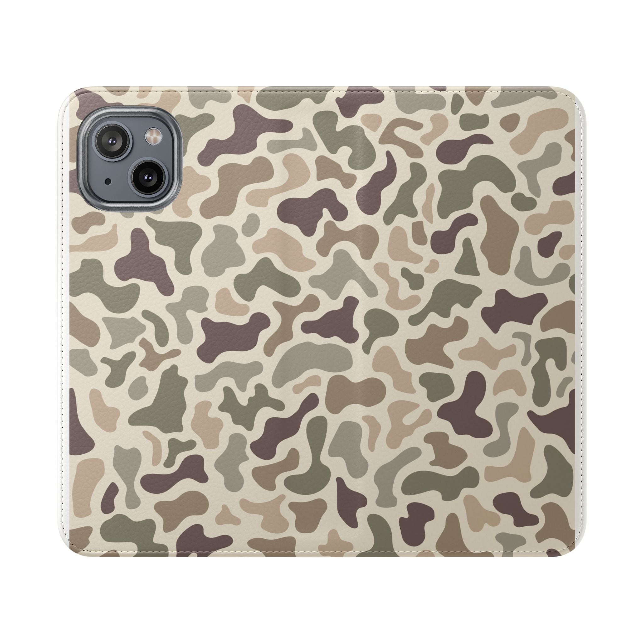 Duck Camouflage Flip Phone Case — Wallet Flip Case with Card Slots
