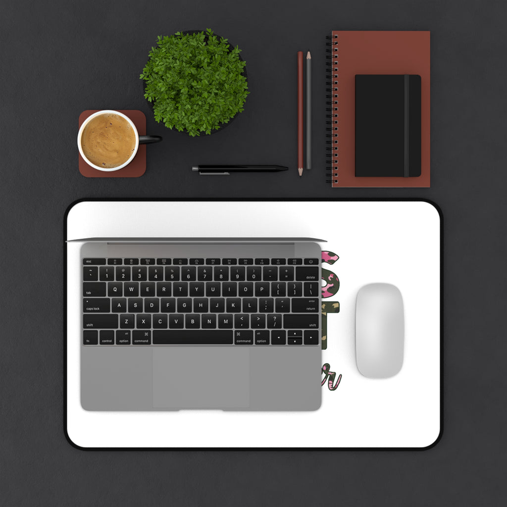 Girls Hunt Too Camo Desk Mat