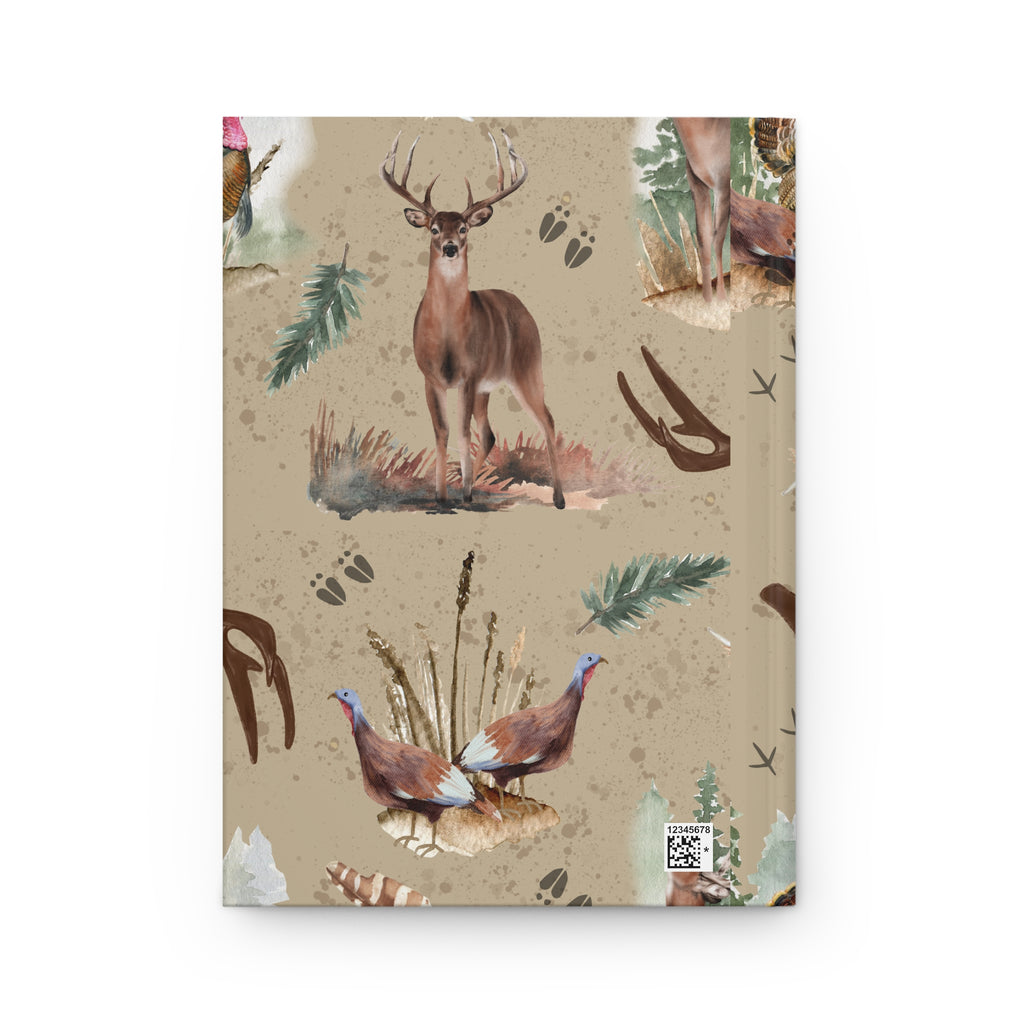 Wildlife Field Journal — Deer & Pheasant Hardcover Notebook