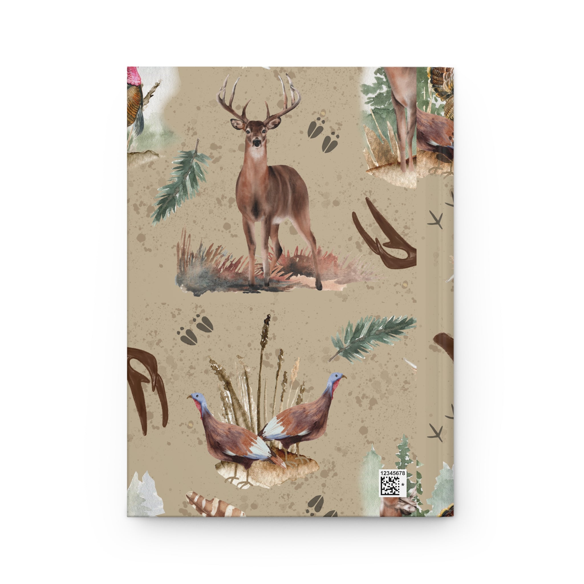 Wildlife Field Journal — Deer & Pheasant Hardcover Notebook