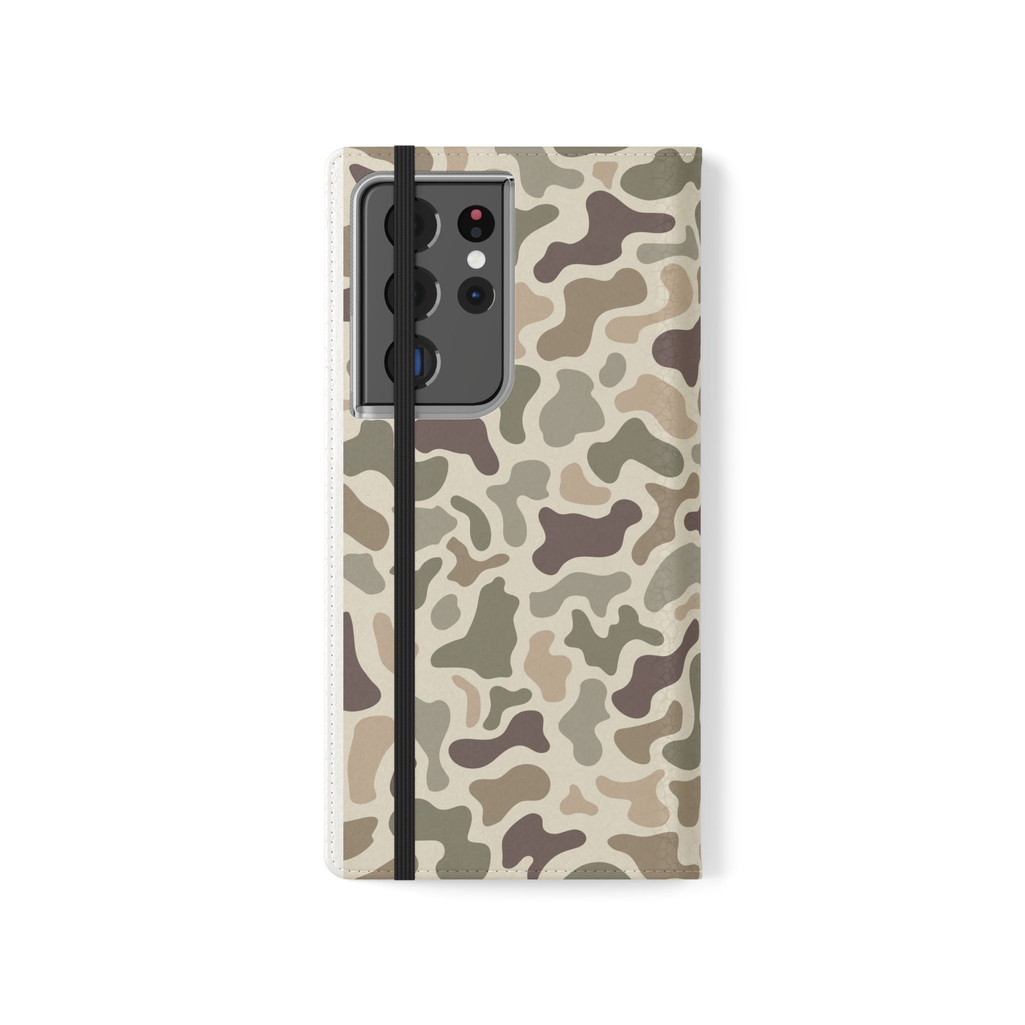 Duck Camouflage Flip Phone Case — Wallet Flip Case with Card Slots