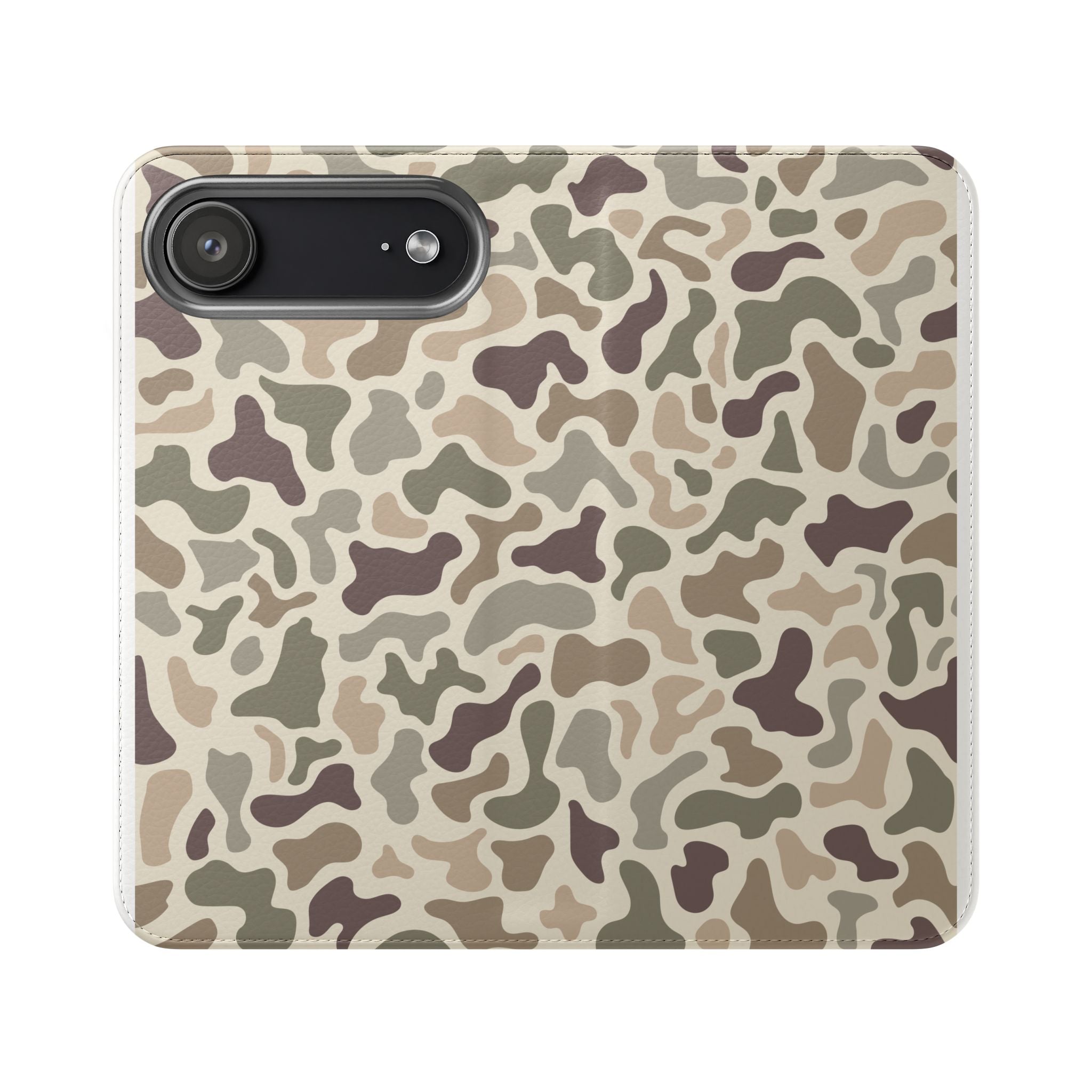 Duck Camouflage Flip Phone Case — Wallet Flip Case with Card Slots