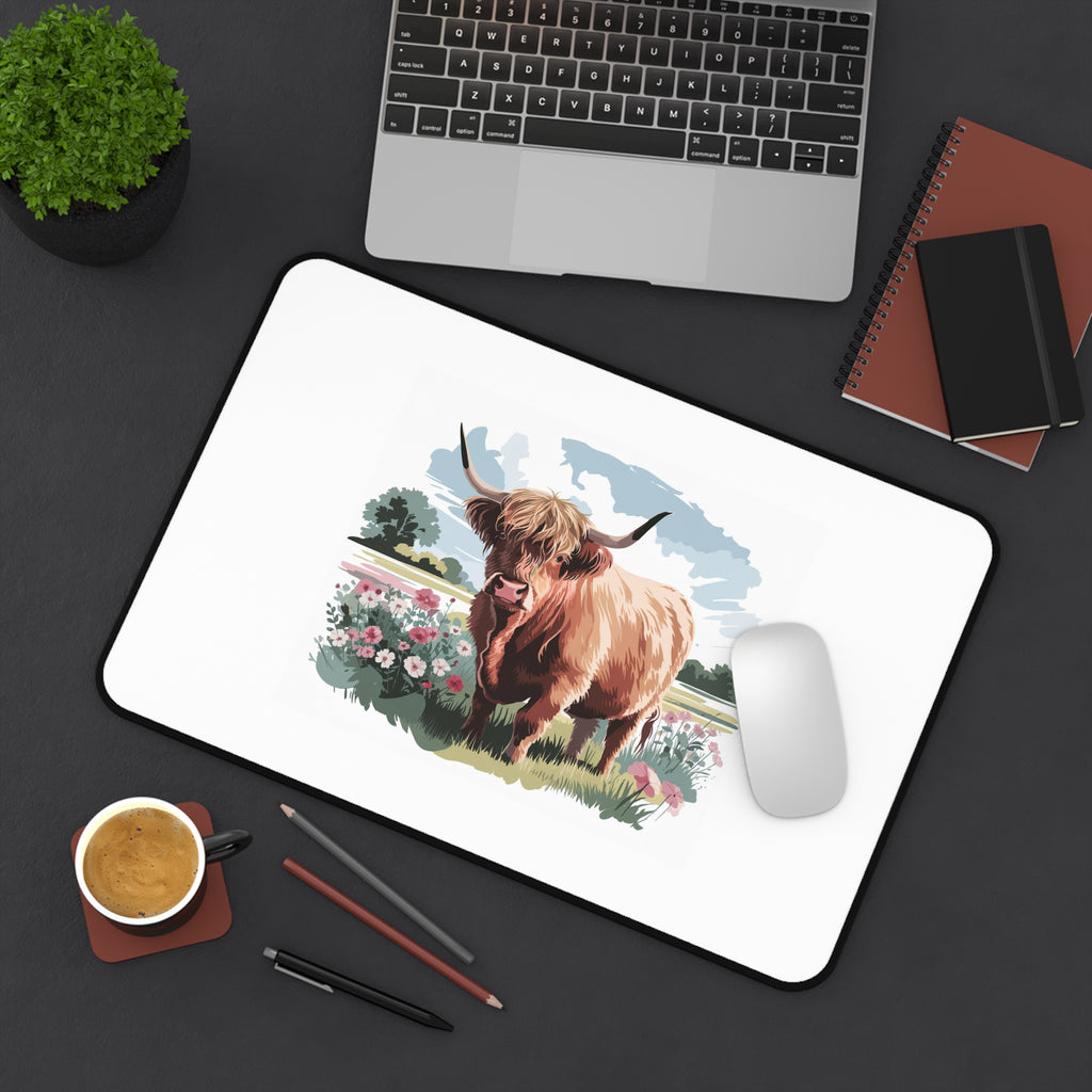 Highland Cow Desk Mat