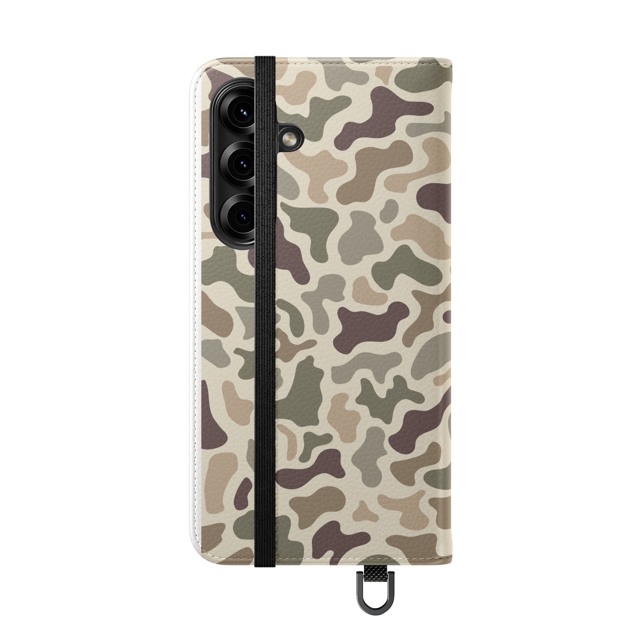 Duck Camouflage Flip Phone Case — Wallet Flip Case with Card Slots