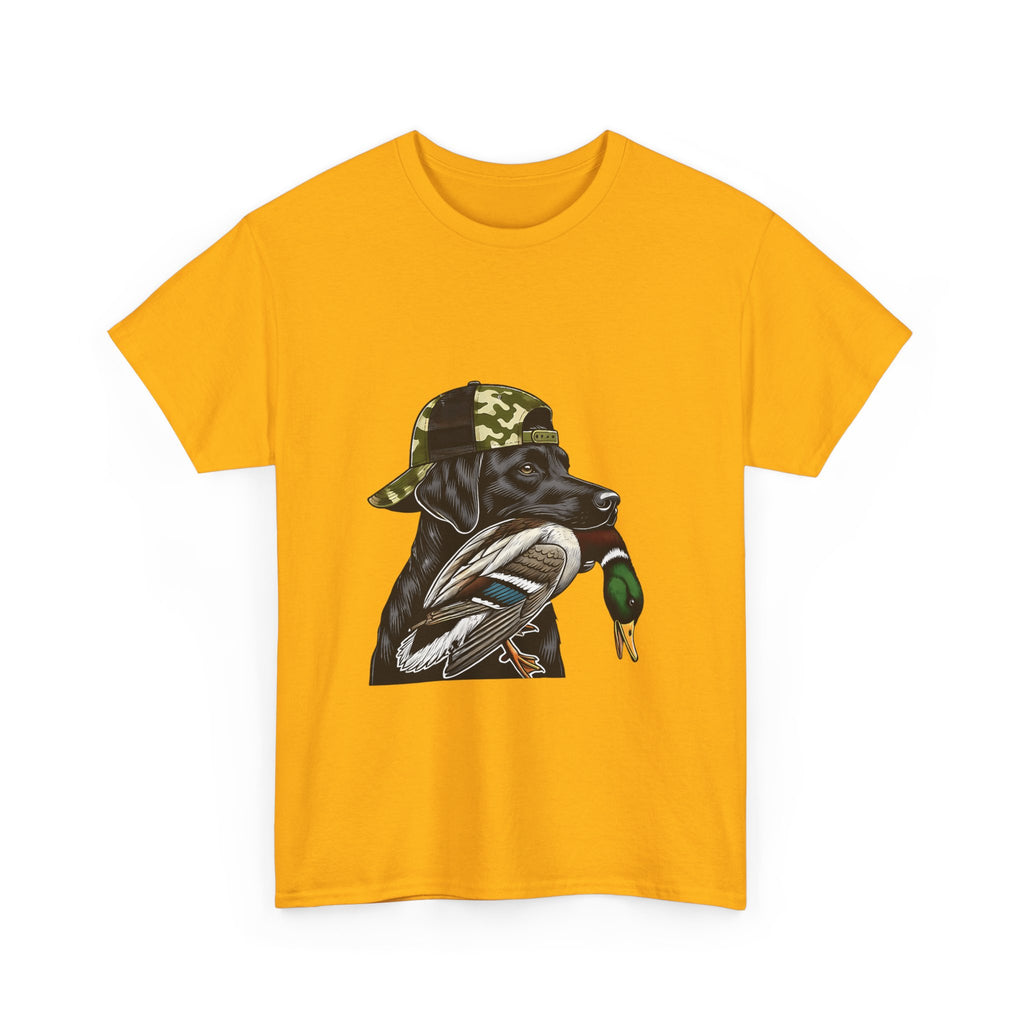 Duck Hunter Graphic Tee — Mallard Duck with Camo Bucket Hat
