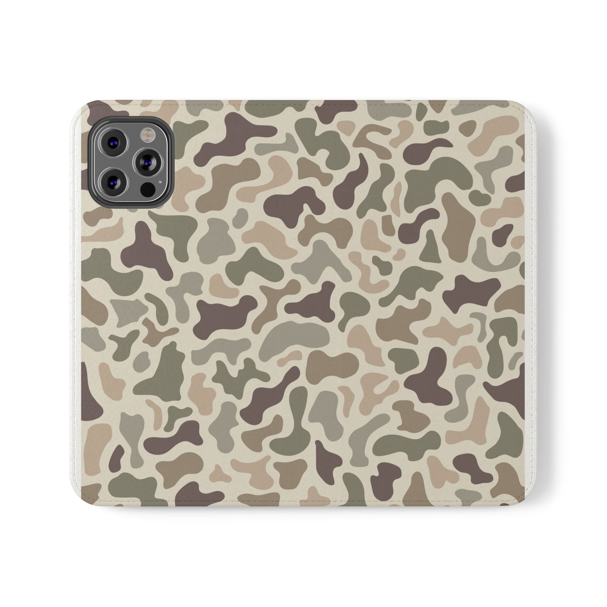 Duck Camouflage Flip Phone Case — Wallet Flip Case with Card Slots