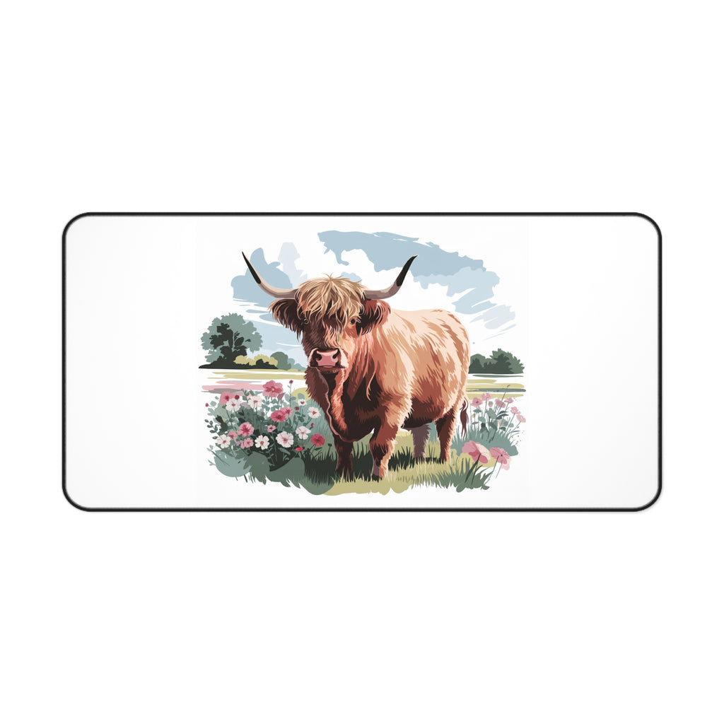 Highland Cow Desk Mat