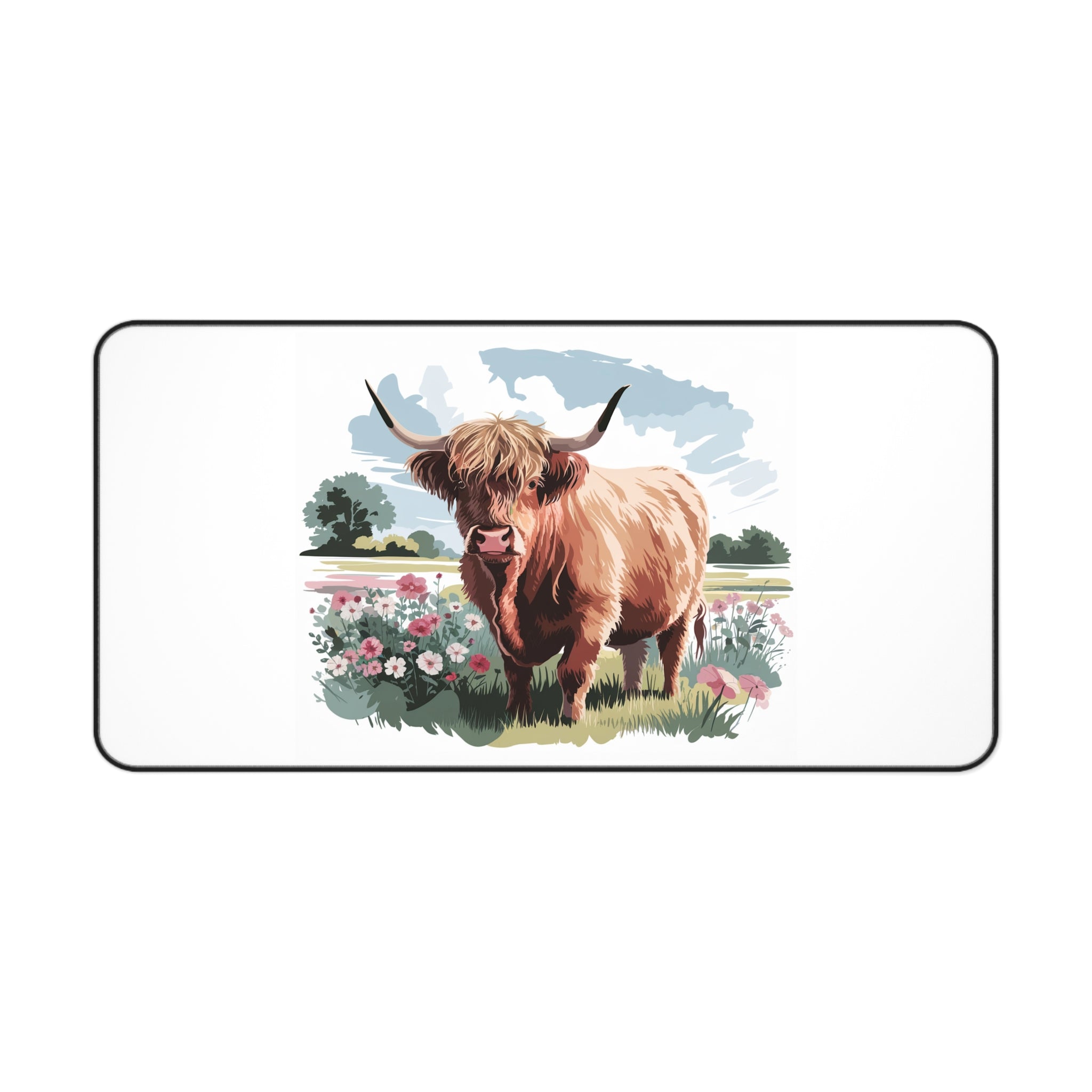 Highland Cow Desk Mat