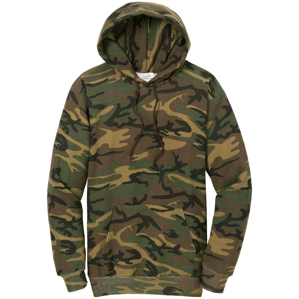 Green Camouflage Hoodie Sweatshirt