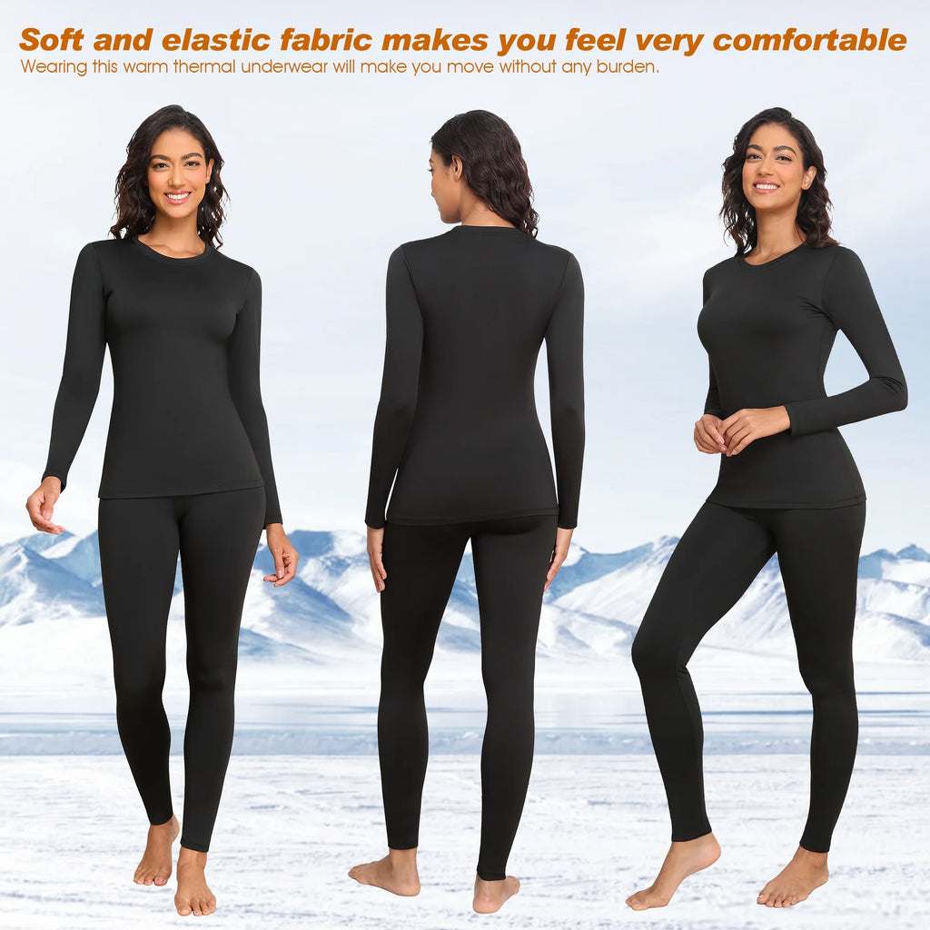 Fleece lined Thermal Underwear Set