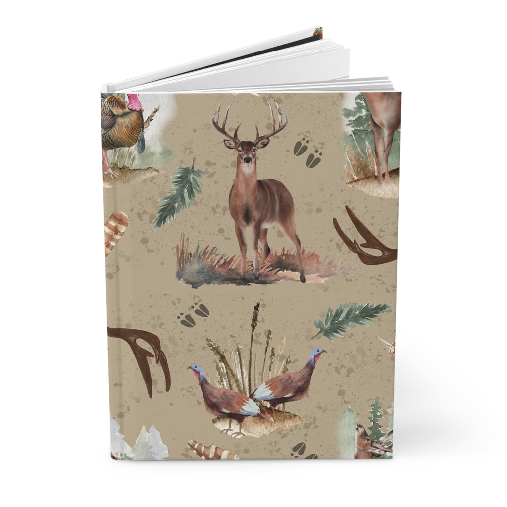 Wildlife Field Journal — Deer & Pheasant Hardcover Notebook