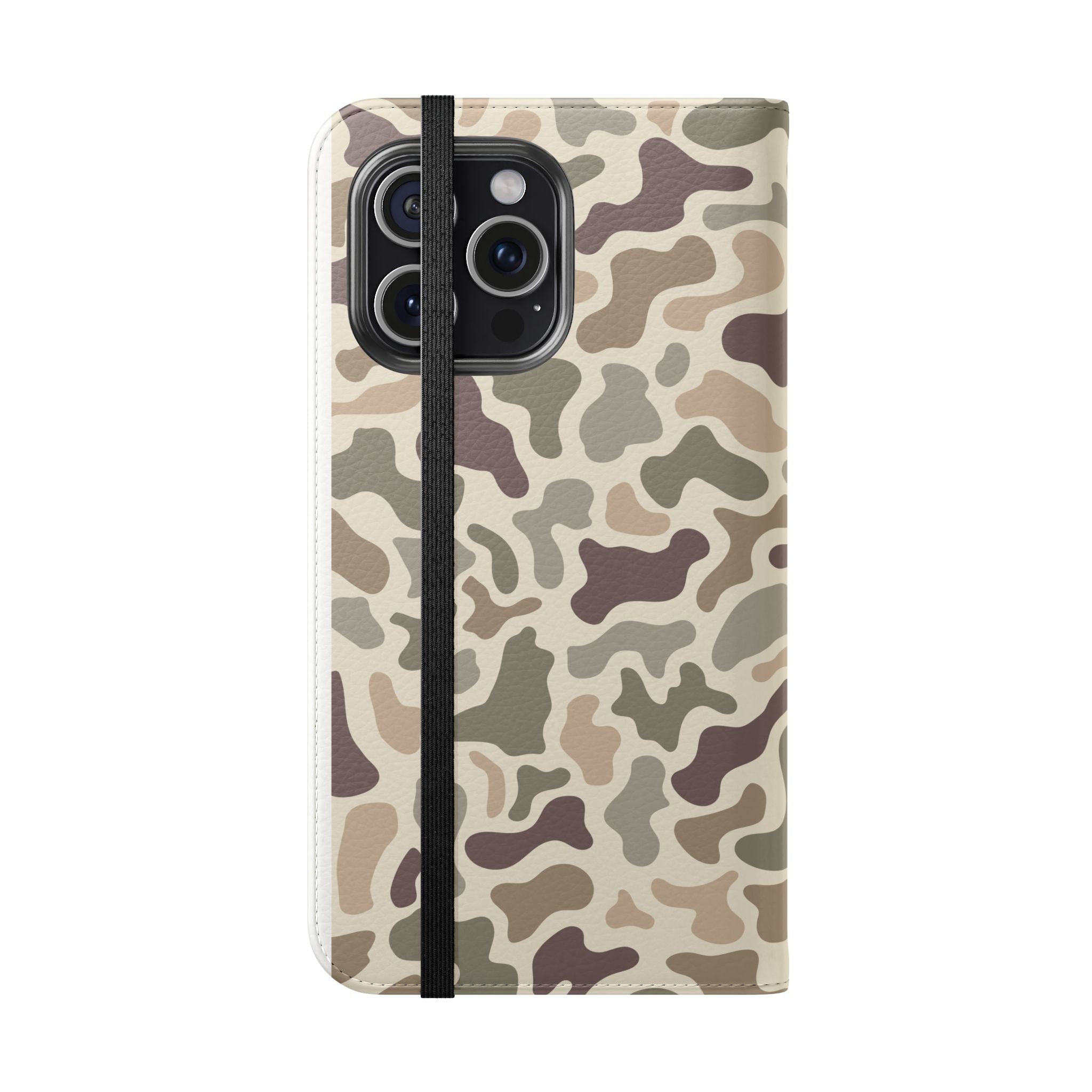 Duck Camouflage Flip Phone Case — Wallet Flip Case with Card Slots