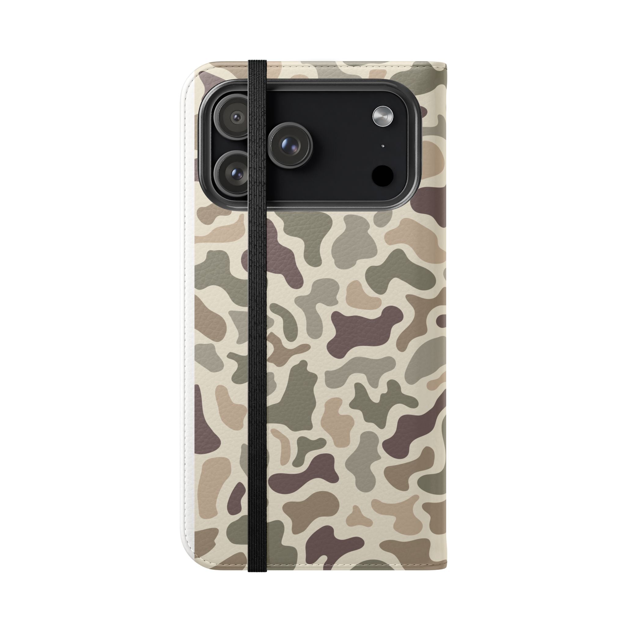 Duck Camouflage Flip Phone Case — Wallet Flip Case with Card Slots