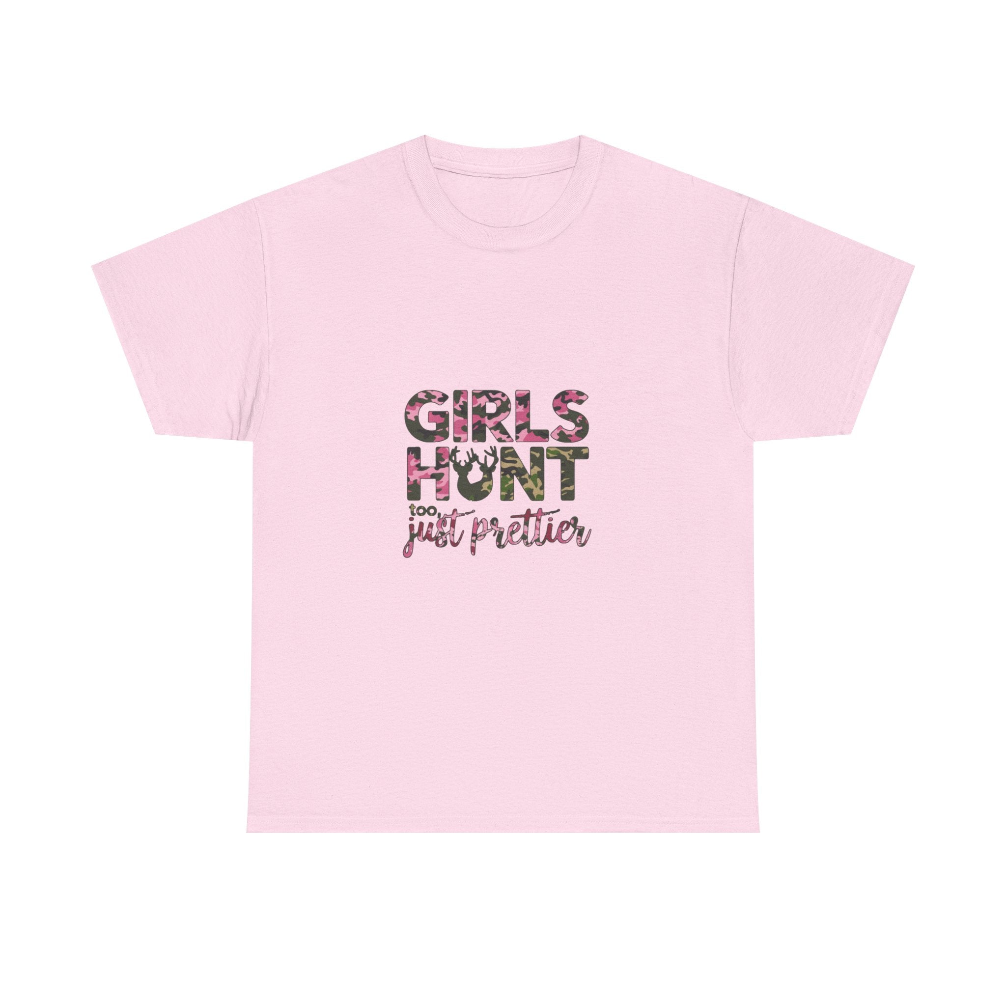 Girls Hunt Just Prettier T-Shirt — Women’s Hunting Graphic Tee