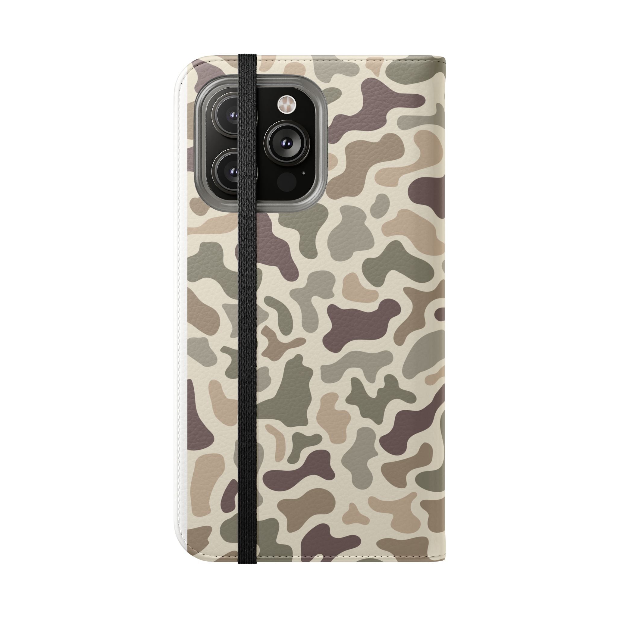 Duck Camouflage Flip Phone Case — Wallet Flip Case with Card Slots