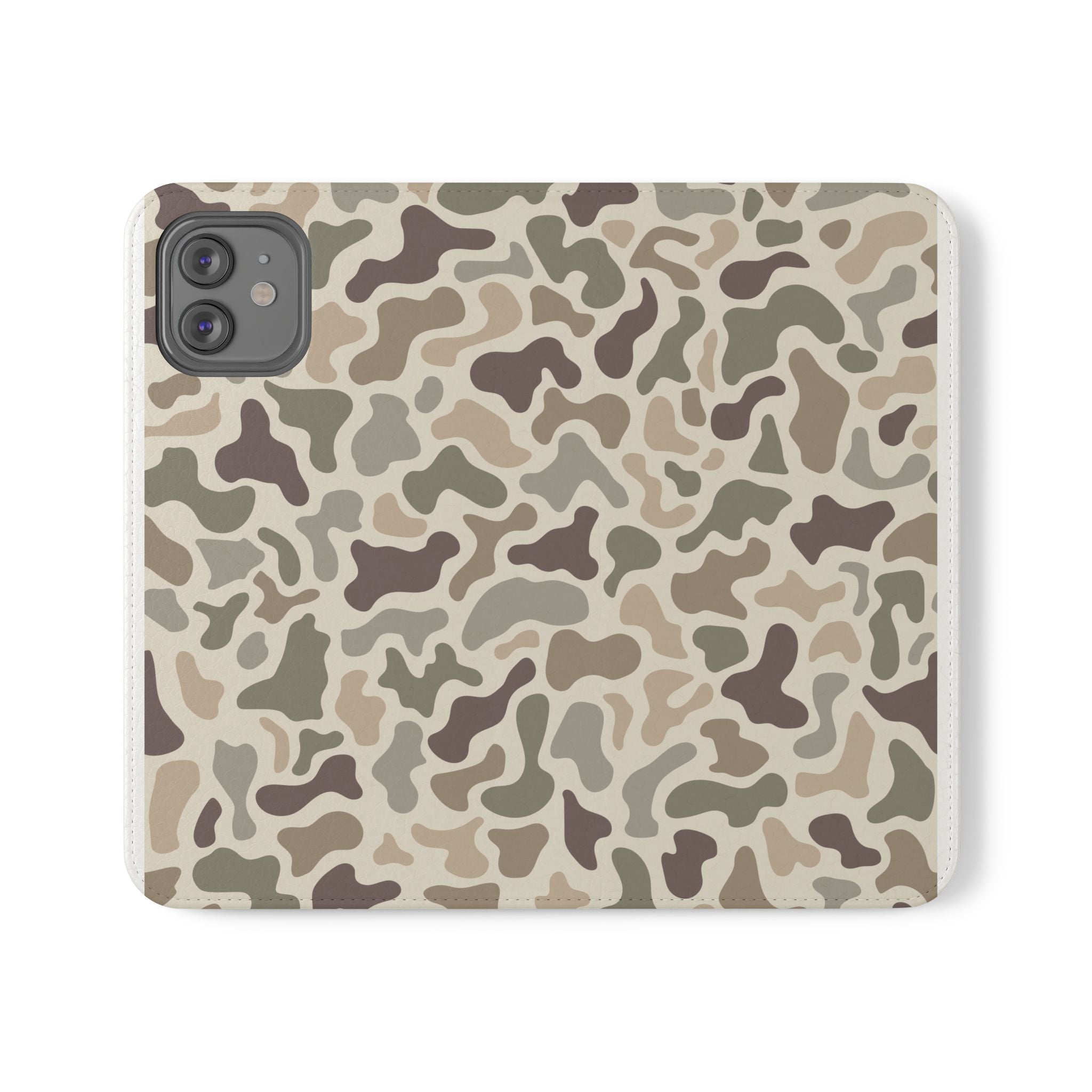 Duck Camouflage Flip Phone Case — Wallet Flip Case with Card Slots