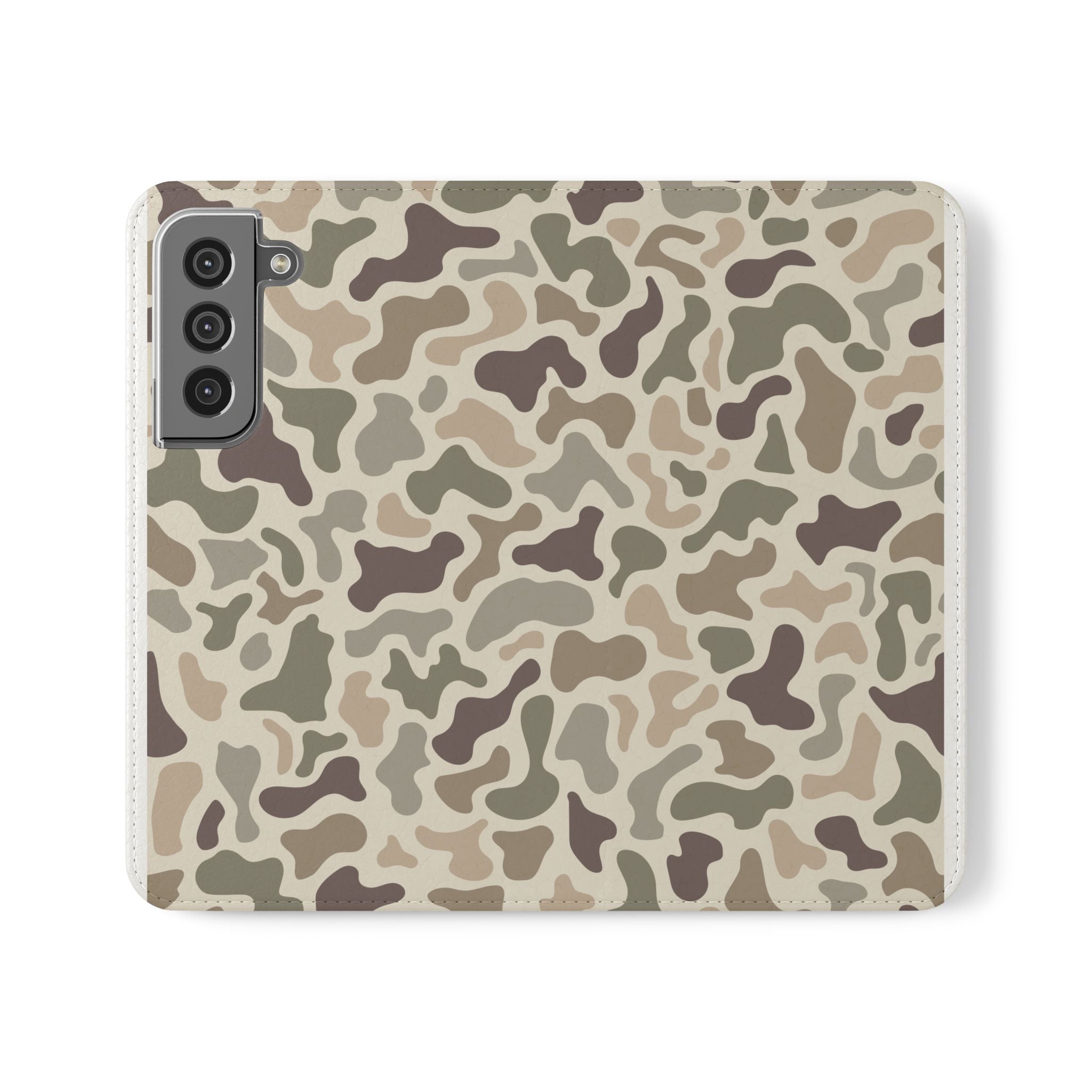 Duck Camouflage Flip Phone Case — Wallet Flip Case with Card Slots