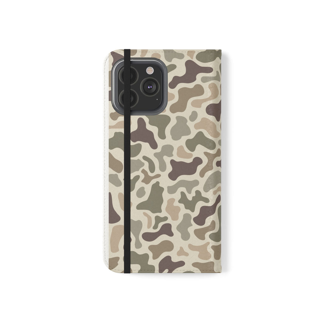 Duck Camouflage Flip Phone Case — Wallet Flip Case with Card Slots