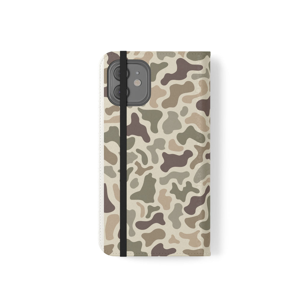 Duck Camouflage Flip Phone Case — Wallet Flip Case with Card Slots