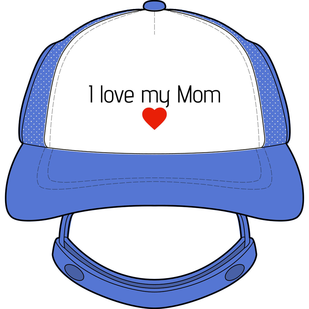 I love Mom - Dog Hat