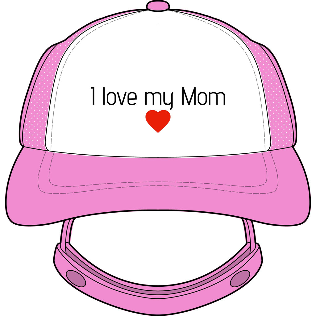 I love Mom - Dog Hat