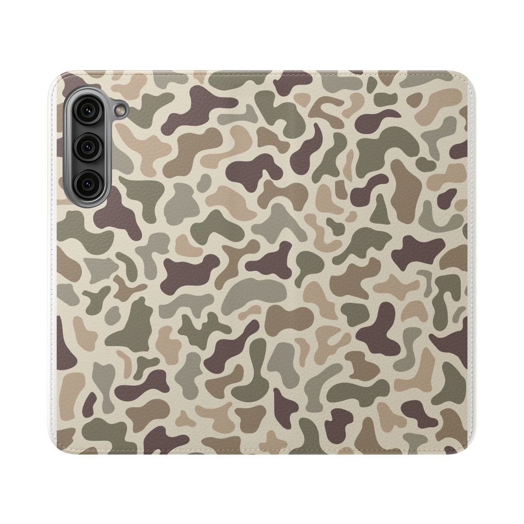 Duck Camouflage Flip Phone Case — Wallet Flip Case with Card Slots