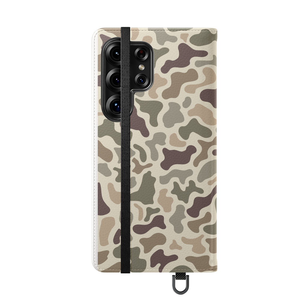 Duck Camouflage Flip Phone Case — Wallet Flip Case with Card Slots