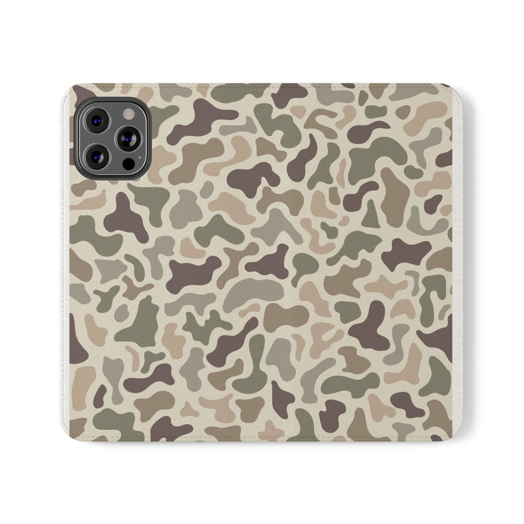 Duck Camouflage Flip Phone Case — Wallet Flip Case with Card Slots